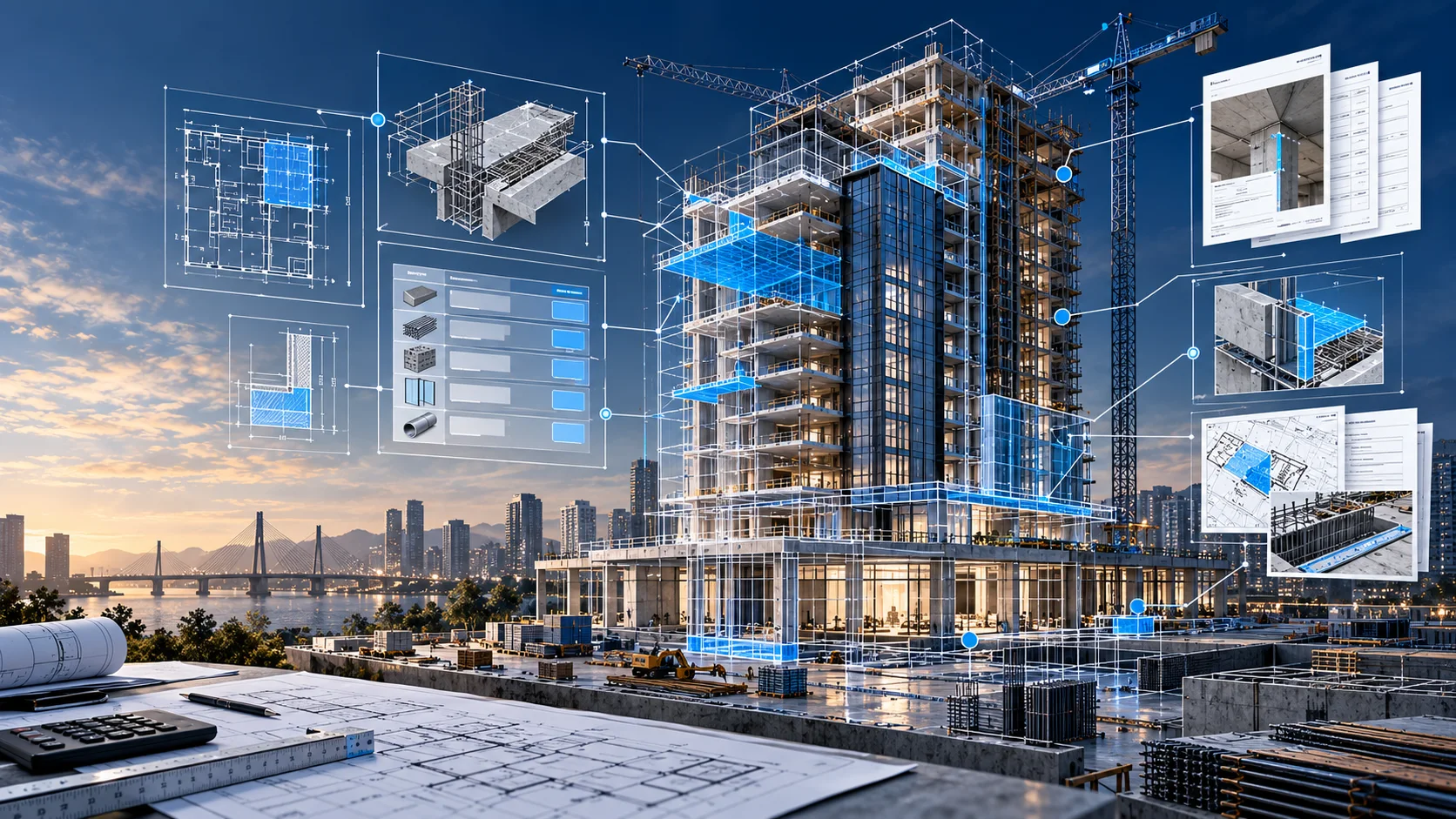 Semantic drawing intelligence and digital construction model